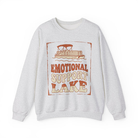 Emotional Support Lake - Emotional Support Lake Crewneck