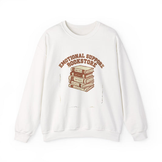 Emotional Support Bookstore - Emotional Support Bookstore Crewneck
