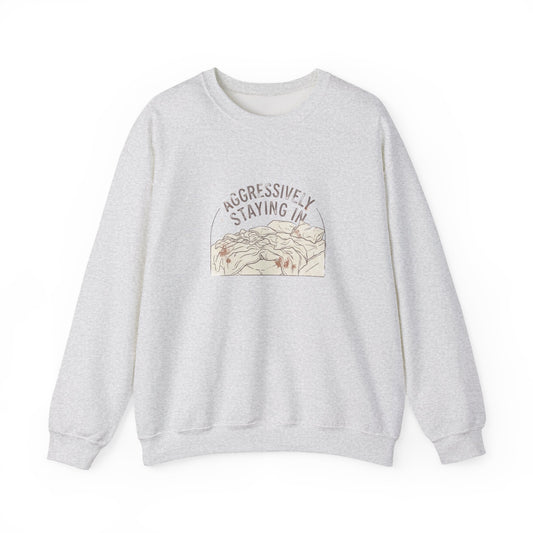 Feral Homebody Club - Aggressively Staying In Crewneck
