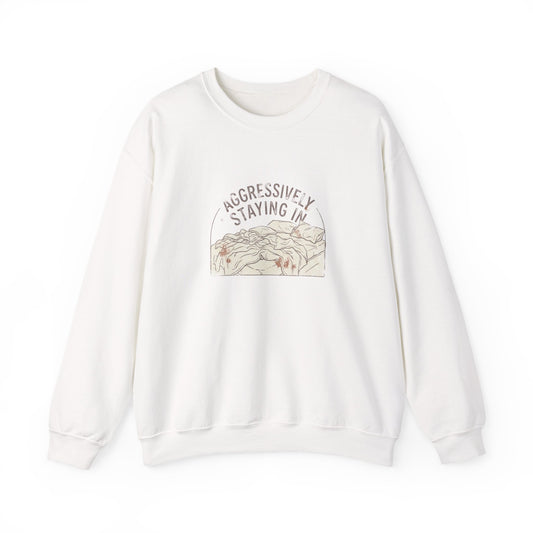 Feral Homebody Club - Aggressively Staying In Crewneck
